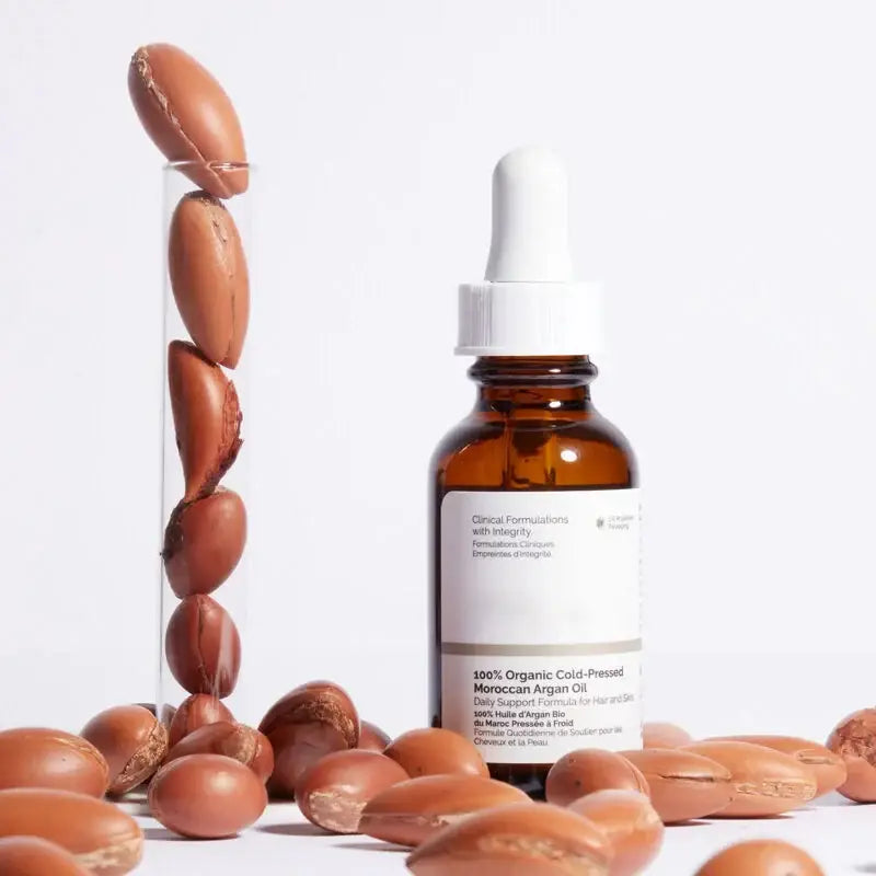 100% Organic Cold-Pressed Moroccan Argan Oil - skin care and cosmetics