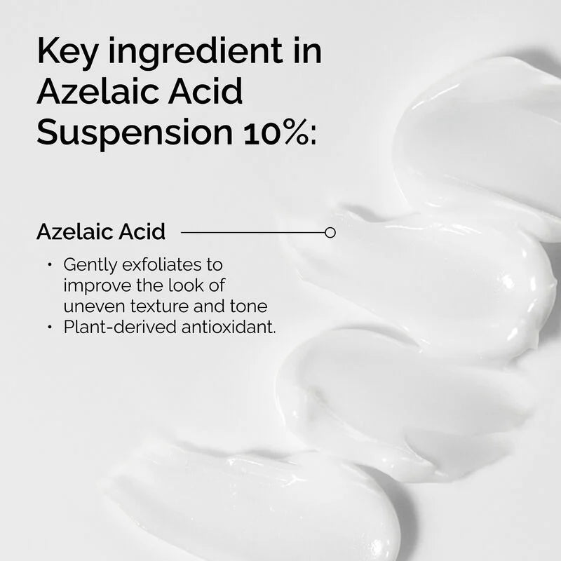 Azelaic Acid Suspension 10% - skin care and cosmetics