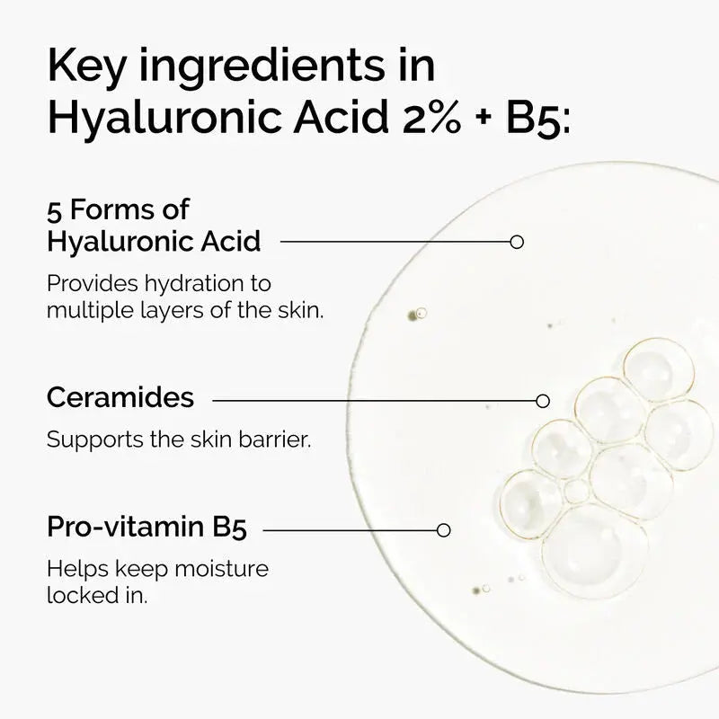 Hyaluronic Acid 2% + B5 (with Ceramides) - skin care and cosmetics