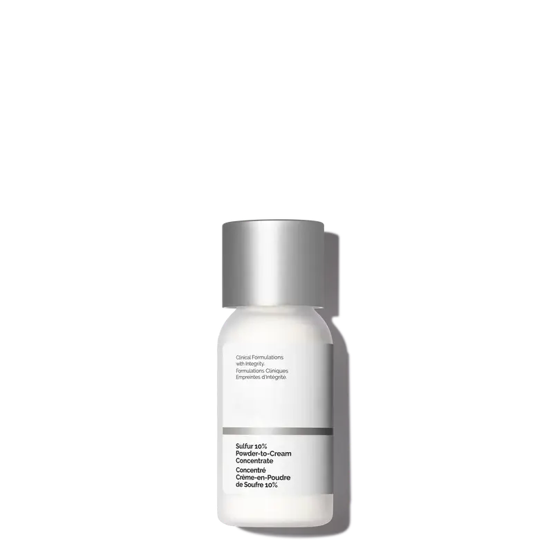 Sulfur 10% Powder-to-Cream Concentrate - skin care and cosmetics
