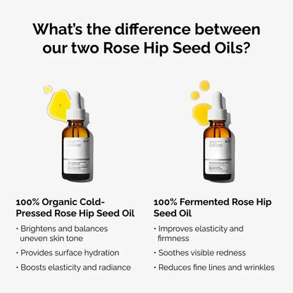 100% Organic Cold-Pressed Rose Hip Seed Oil - skin care and cosmetics