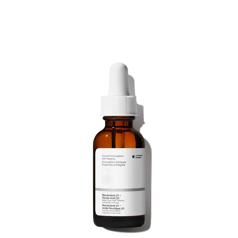 Resveratrol 3% + Ferulic Acid 3% - skin care and cosmetics