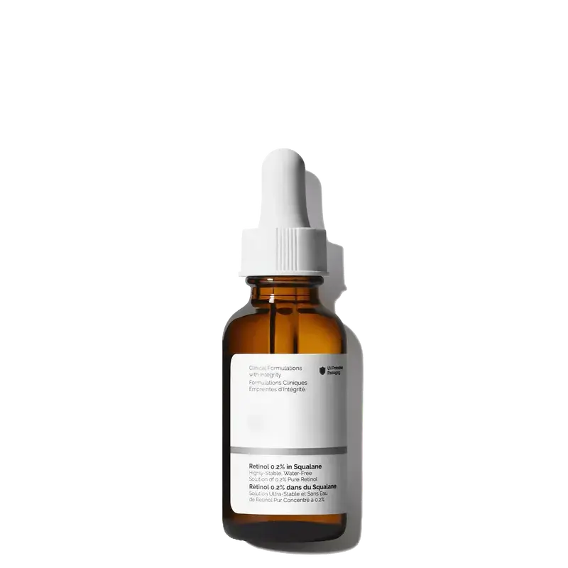Retinol 0.2% in Squalane - skin care and cosmetics