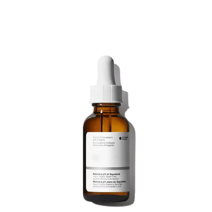 Retinol 0.2% in Squalane - skin care and cosmetics