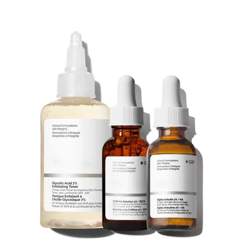 The Bright Set - skin care and cosmetics