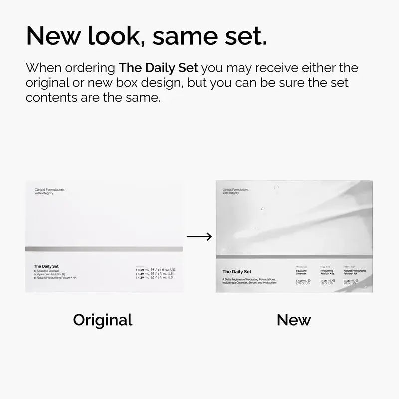 The Daily Set - skin care and cosmetics